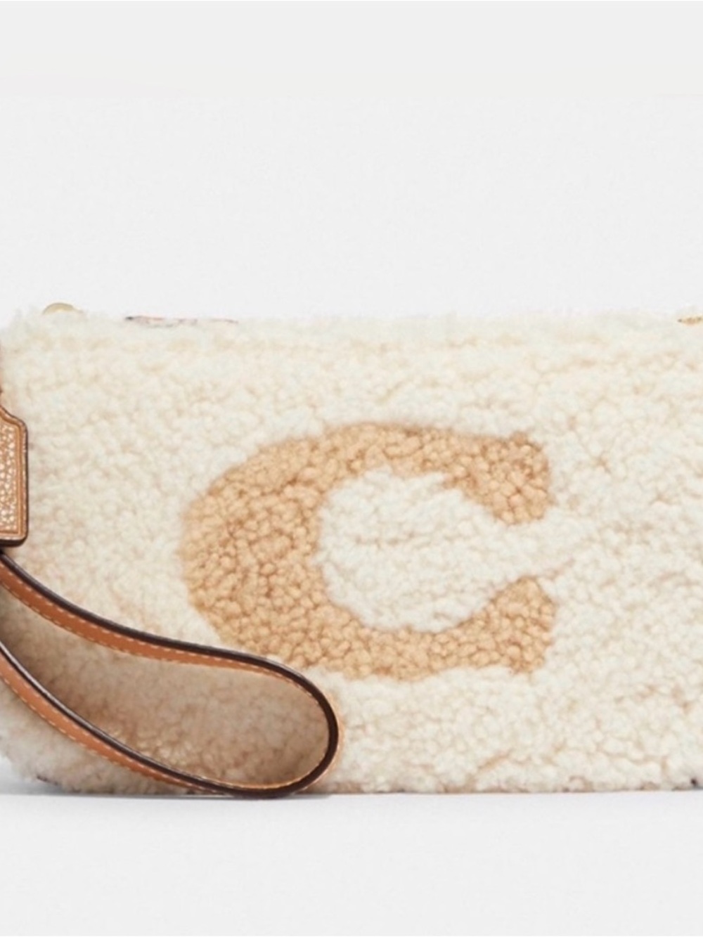 Coach Cream Nolita 19 Shearling Bag